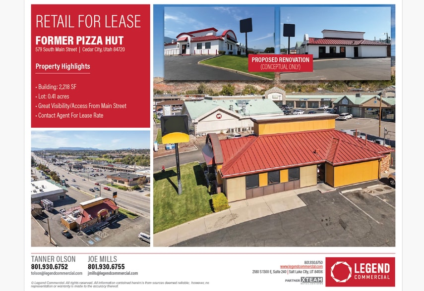 More Photos Of 579 S Main St, Cedar City Fast Food For Lease