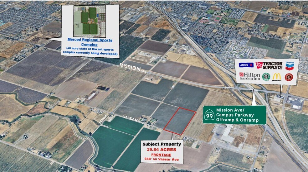 More Photos Of 0 Vassar Avenue, Merced Land For Sale