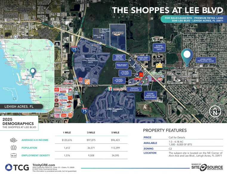 More Photos Of 5546 Lee Blvd, Lehigh Acres Land For Lease
