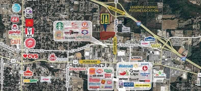 Primary Photo Of SW Corner of Weir & Russell Rd., Russellville Land For Sale