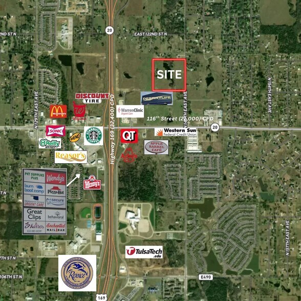 More Photos Of 11980 N 145th East Ave, Collinsville Land For Sale