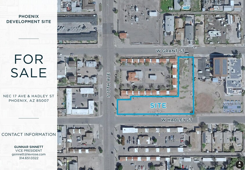 Primary Photo Of NEC 17th Ave & Hadley St, Phoenix Land For Sale