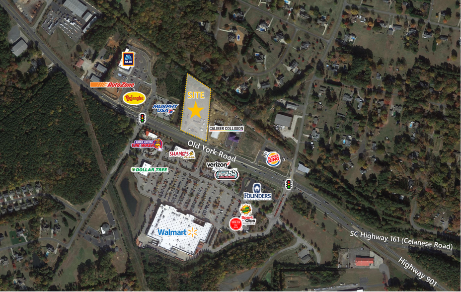 Primary Photo Of 4886 & 4888 Old York Rd, Rock Hill Land For Sale