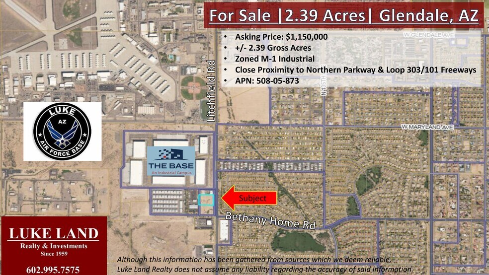 Primary Photo Of 6030 N Litchfield Rd, Litchfield Park Land For Sale