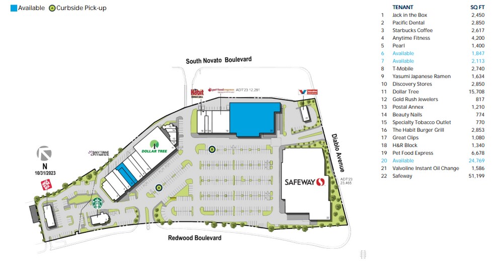 More Photos Of 900-920 Diablo Ave, Novato Unknown For Lease