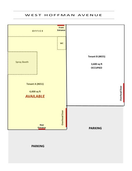 More Photos Of 651-655 W Hoffman Ave, Lindenhurst Manufacturing For Lease