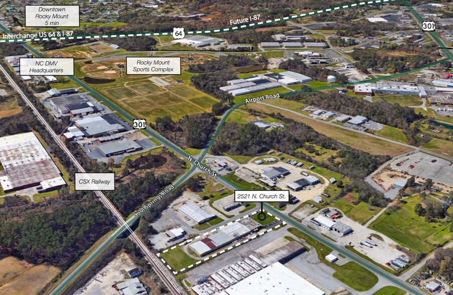 More Photos Of 2521 N Church St, Rocky Mount Warehouse For Lease