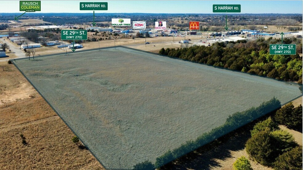 Primary Photo Of SE 29th St @ S Harrah Rd., Harrah Land For Sale