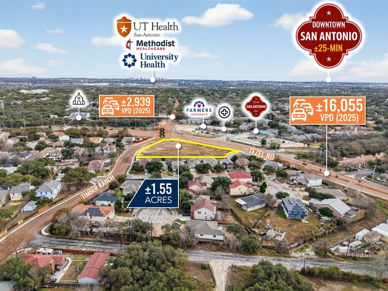 More Photos Of Tezel Rd. & Timber Ranch Rd, San Antonio Land For Sale