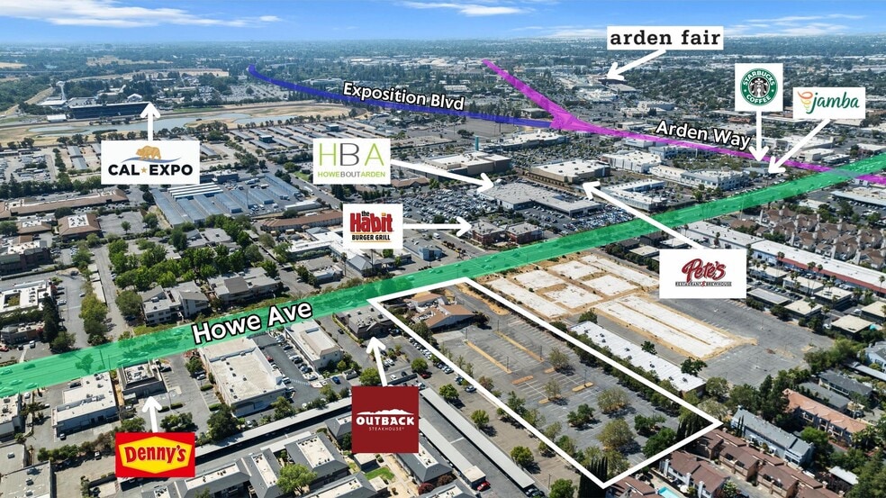 More Photos Of 1400 Howe Ave, Sacramento Restaurant For Lease