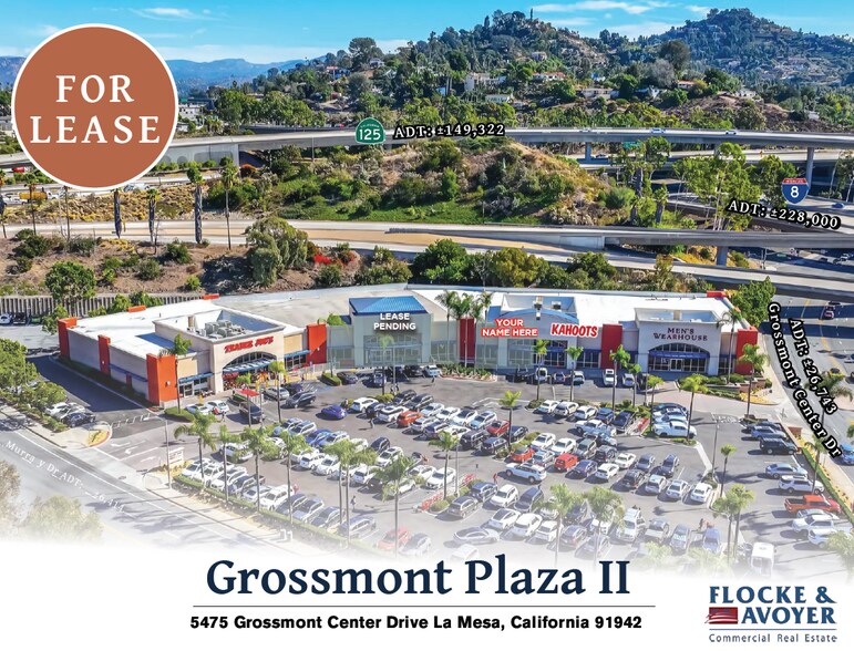 Primary Photo Of 5465-5495 Grossmont Center Dr, La Mesa Unknown For Lease