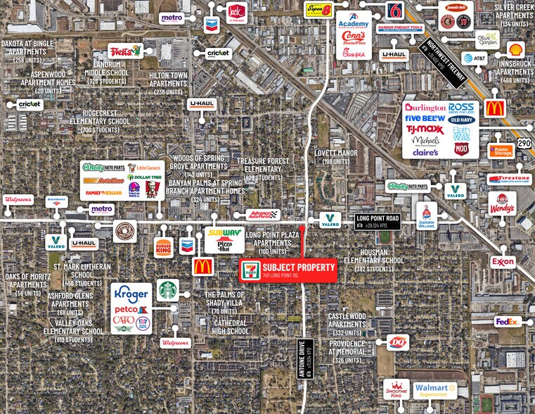 More Photos Of 7411 Long Point Road, Houston Convenience Store For Lease