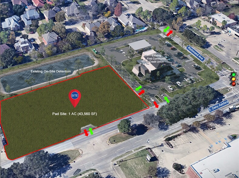 Primary Photo Of S Dairy Ashford Rd & Richmond Ave, Houston Land For Sale