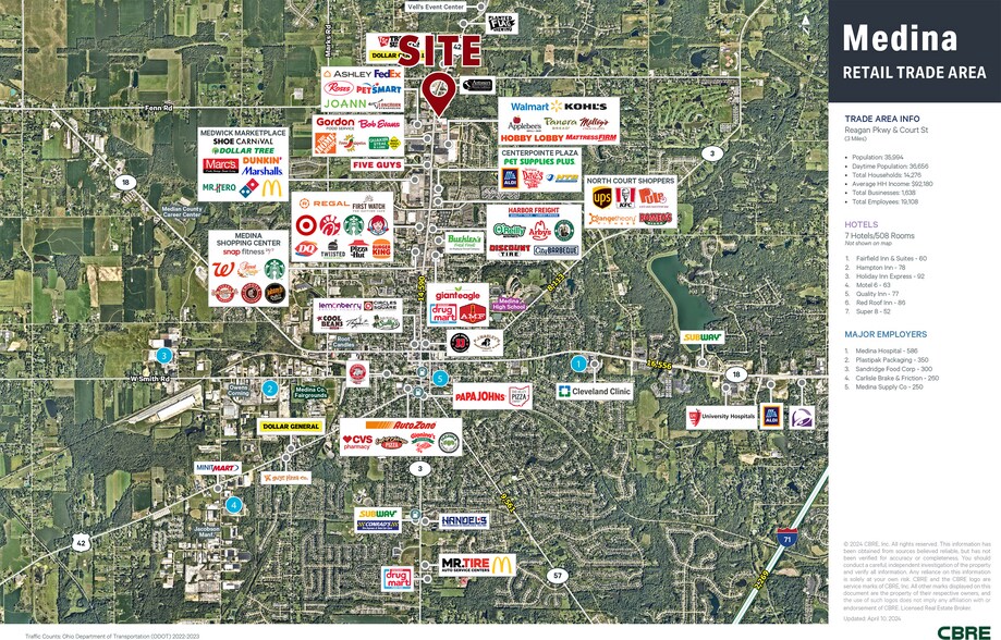 More Photos Of 4029 Pearl Rd, Medina Freestanding For Lease