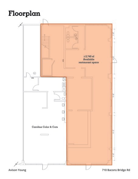 More Photos Of 710 Bacons Bridge Rd, Summerville Storefront For Lease