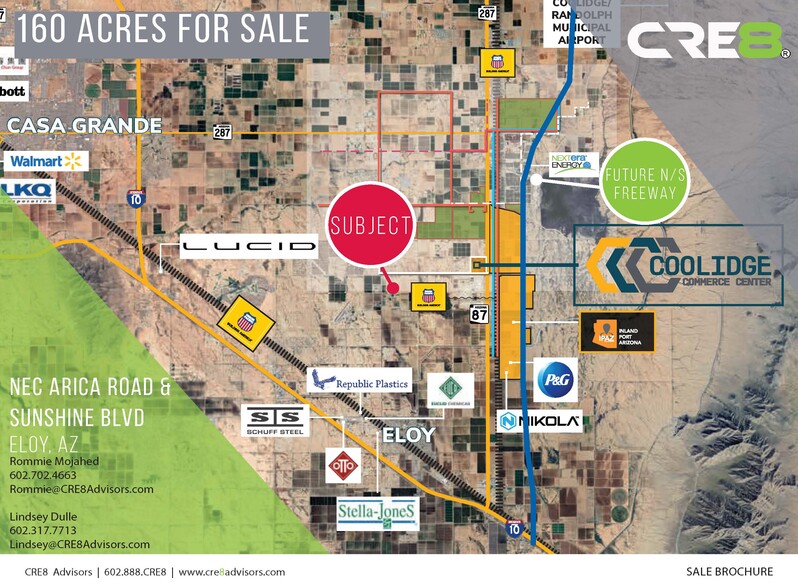 Primary Photo Of NEC Sunshine & Arica Road blvd, Eloy Land For Sale