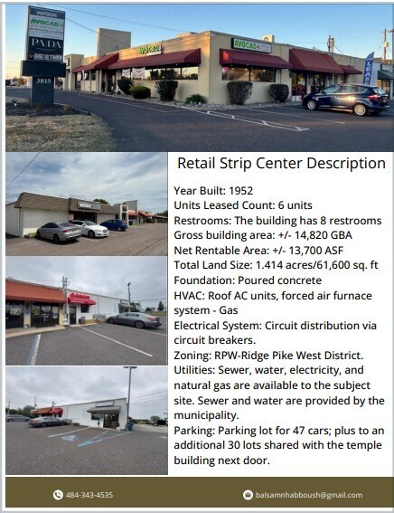 More Photos Of 3815 Ridge Pike, Collegeville General Retail For Sale