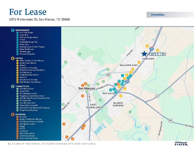More Photos Of 1971 N I-35, San Marcos Warehouse For Lease