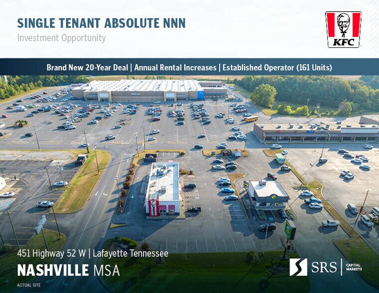 Primary Photo Of 451 Highway 52 Byp W, Lafayette Fast Food For Sale