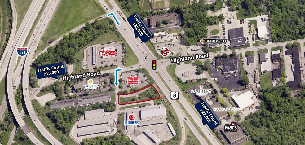More Photos Of 240 E Highland Rd, Macedonia Land For Lease