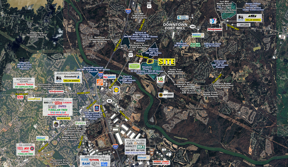 Primary Photo Of Fort Mill Pkwy & Hillside Roll rd, Fort Mill Land For Lease