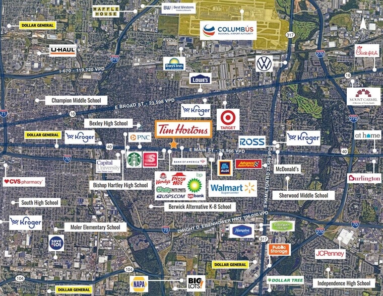 More Photos Of 3120 E Main St, Columbus Fast Food For Sale