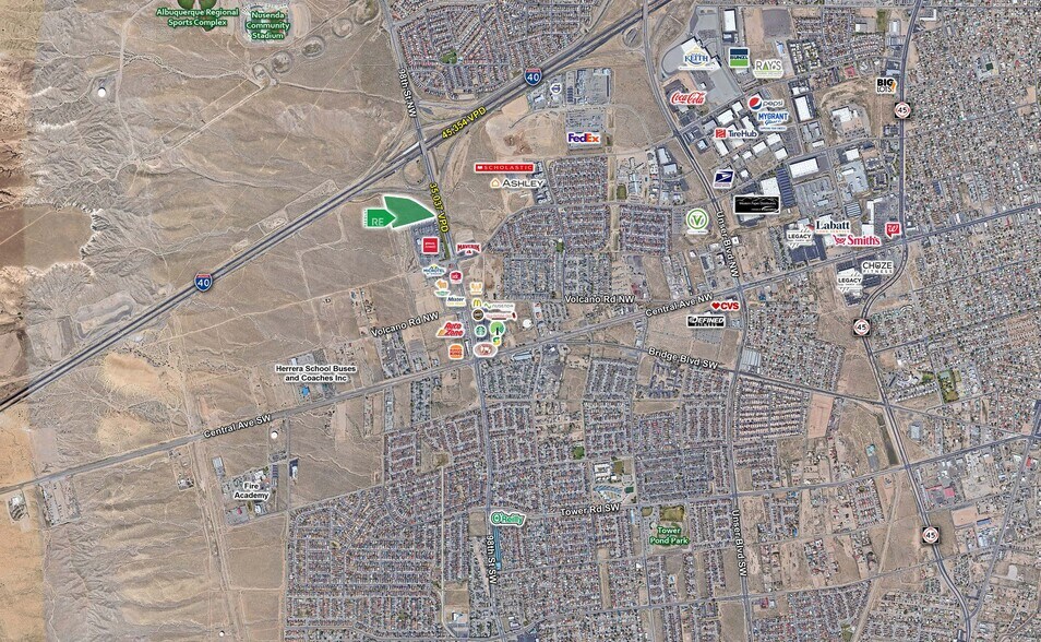 More Photos Of 98th & I-40 @ 98th St, Albuquerque Land For Sale