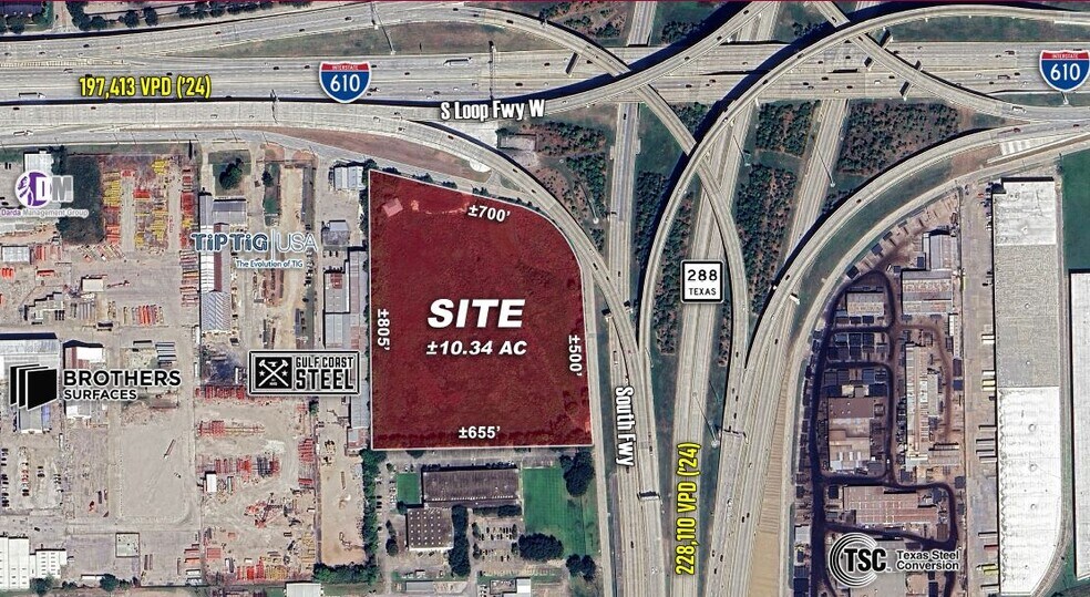 Primary Photo Of 301 South Loop West at Highway 288, Houston Land For Sale