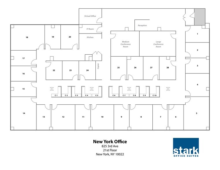 More Photos Of 825 Third Ave, New York Coworking Space