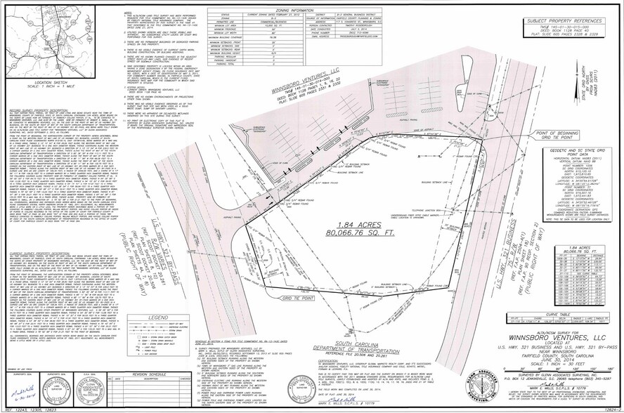 Primary Photo Of 1126 US 321 - Business South, Winnsboro Land For Sale