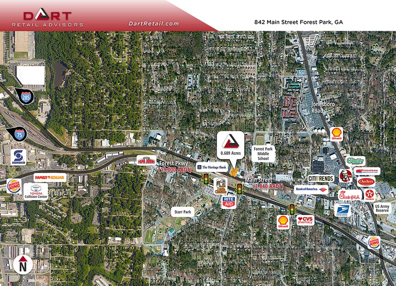 More Photos Of 842 Main St, Forest Park Land For Sale