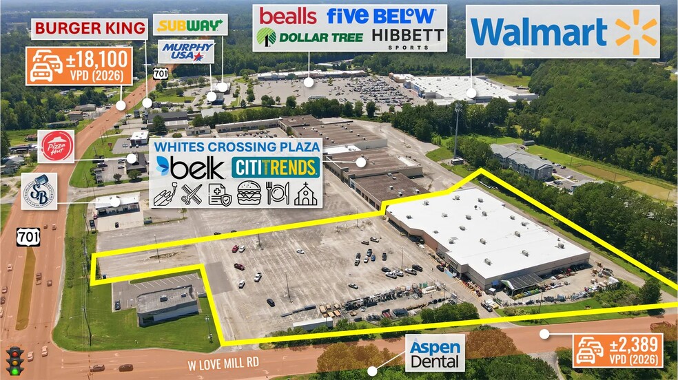 More Photos Of 28 Whites Crossing Plaza, Whiteville General Retail For Sale