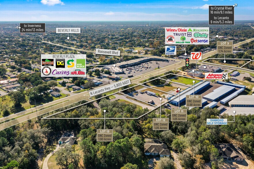 More Photos Of 4154 N Lecanto Highway, Beverly Hills Land For Sale