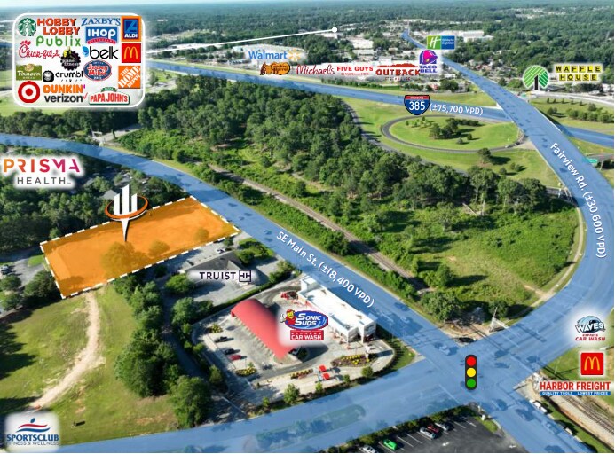 More Photos Of 721 SE Main St, Simpsonville Storefront Retail Office For Lease