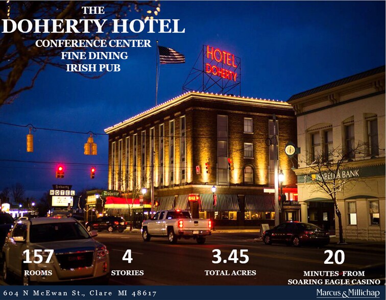 More Photos Of 604 N McEwan St, Clare Hotel For Sale