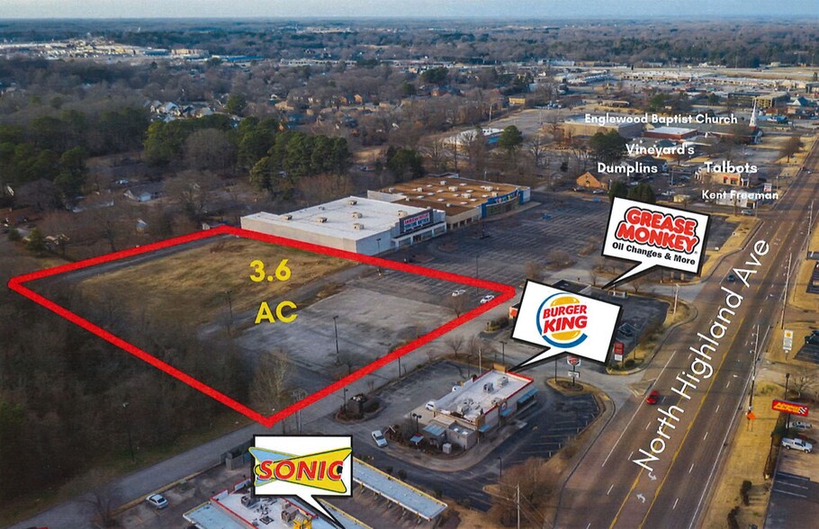 Primary Photo Of 2129 N Highland Ave, Jackson Land For Sale