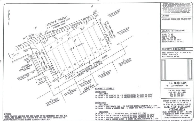 More Photos Of 560 Sunrise Hwy, Blue Point Land For Sale