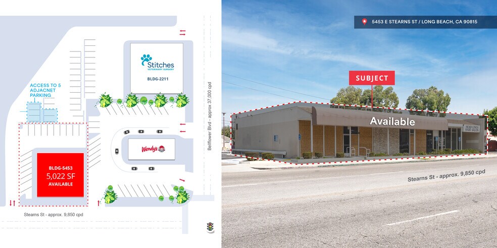 More Photos Of 5453 E Stearns St, Long Beach Storefront Retail Office For Sale