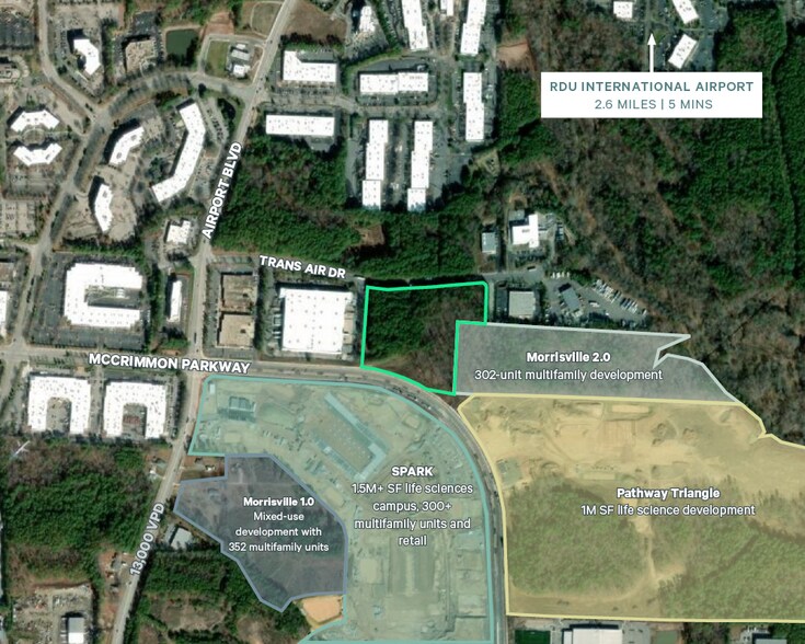 Primary Photo Of 164 Trans Air Drive, Morrisville Land For Sale