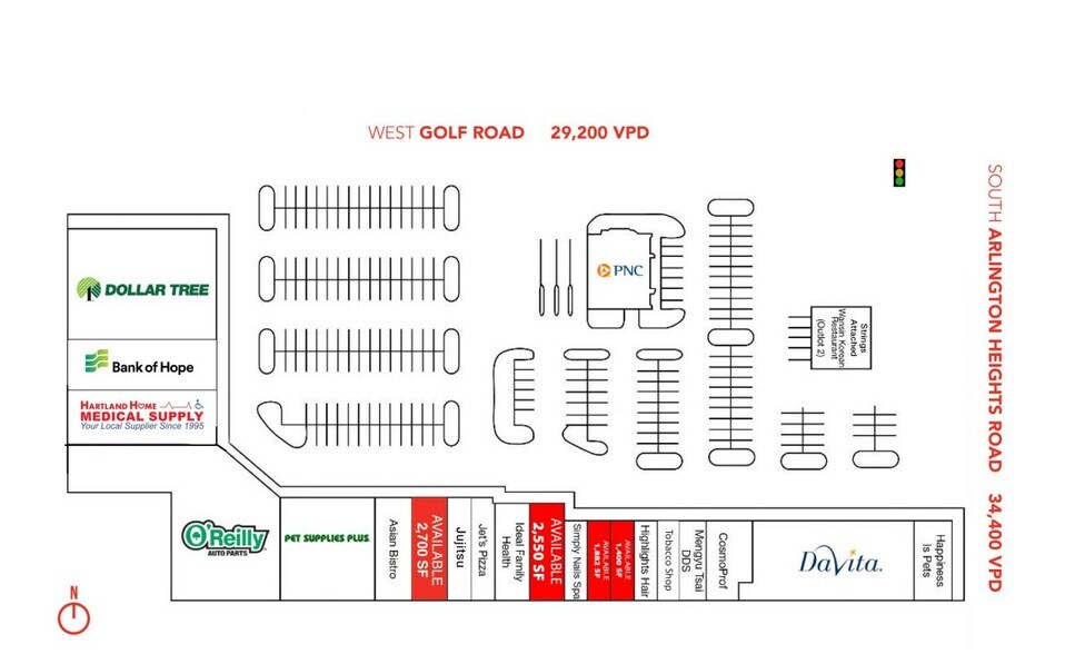 More Photos Of 15-89 W Golf Rd, Arlington Heights Unknown For Lease