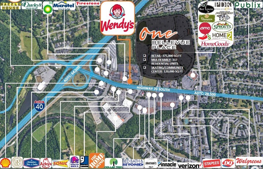 More Photos Of 7642 Highway 70 S, Nashville Fast Food For Sale