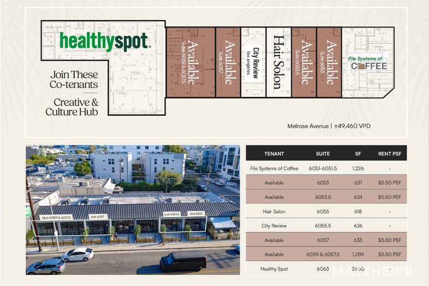 More Photos Of 6051-6059 Melrose Ave, Los Angeles Freestanding For Lease