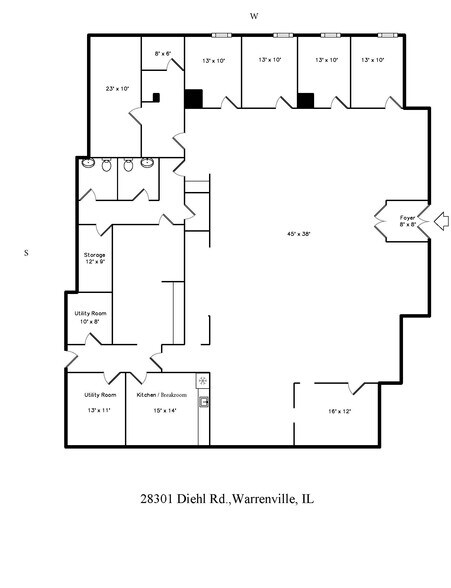More Photos Of 28301 Diehl Rd, Warrenville Bank For Lease