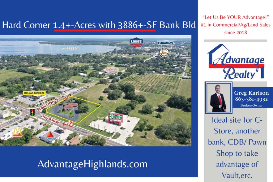 Primary Photo Of 695 N Scenic Hwy, Frostproof Bank For Sale