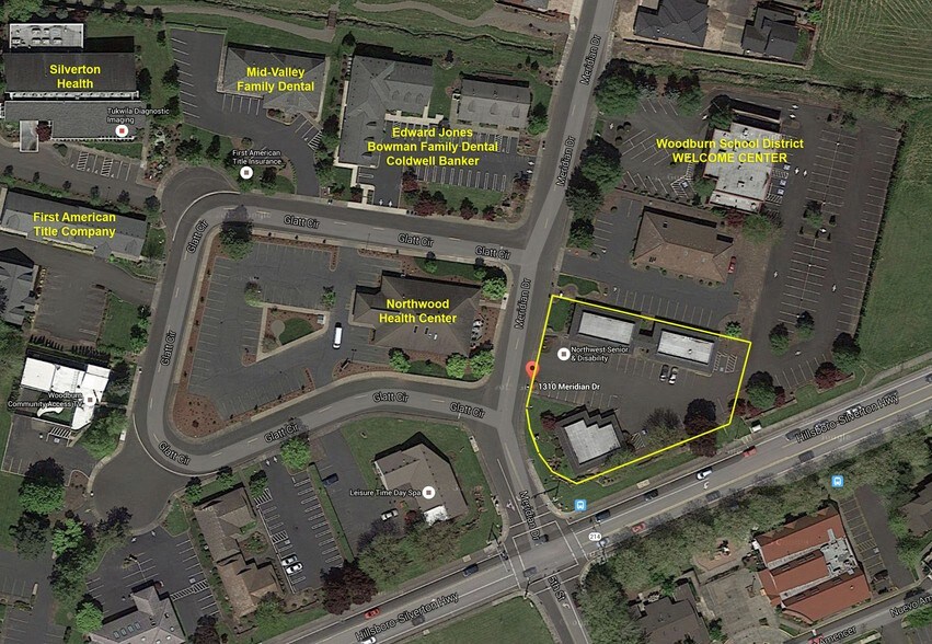 More Photos Of 1320-1326 Meridian Dr, Woodburn Office For Lease