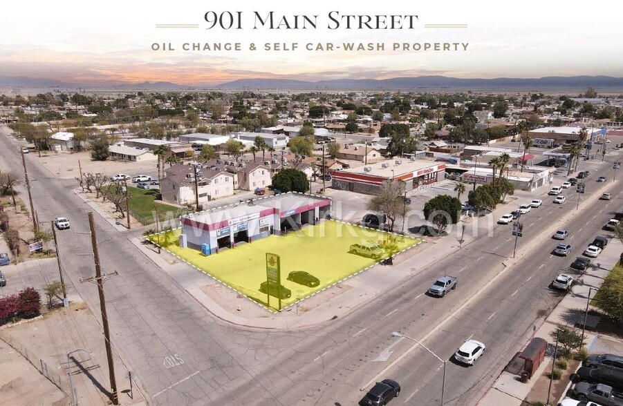 Primary Photo Of 901 Main St, Brawley Auto Repair For Sale