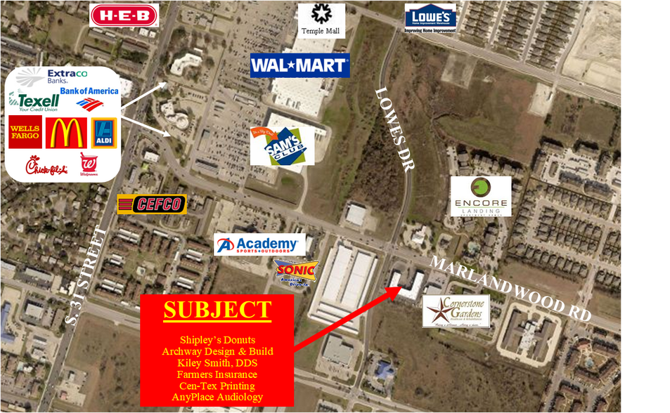 More Photos Of 1005 Marlandwood Rd, Temple Storefront For Sale