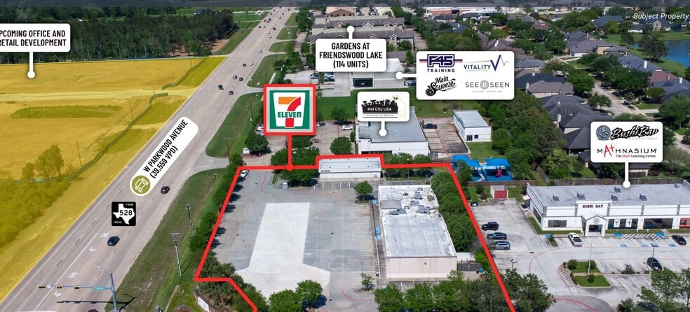 More Photos Of 1651 W Parkwood Ave, Friendswood Freestanding For Lease