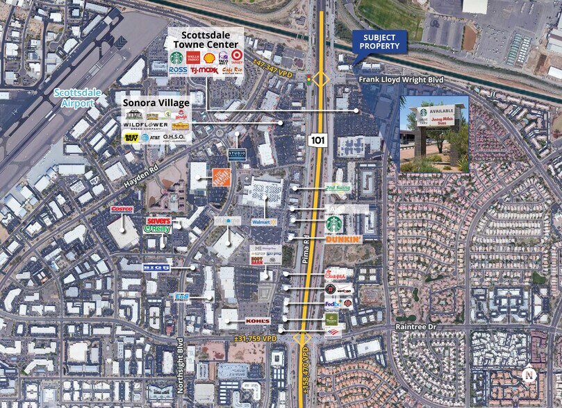 More Photos Of NE Loop 101 & Frank Lloyd Wright Blvd, Scottsdale Unknown For Lease