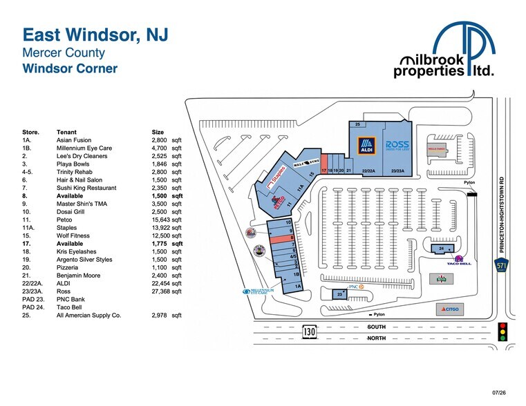 More Photos Of 440 US Highway 130, East Windsor Unknown For Lease